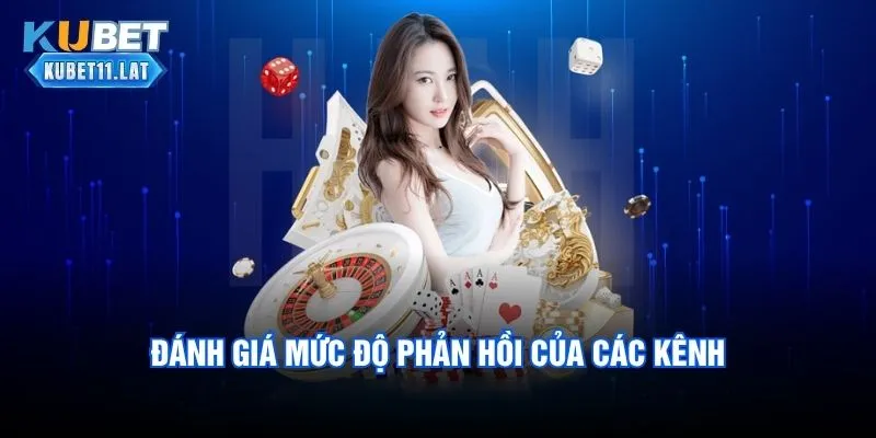 Đánh giá mức độ phản hồi của các kênh Đánh giá mức độ phản hồi của các kênh