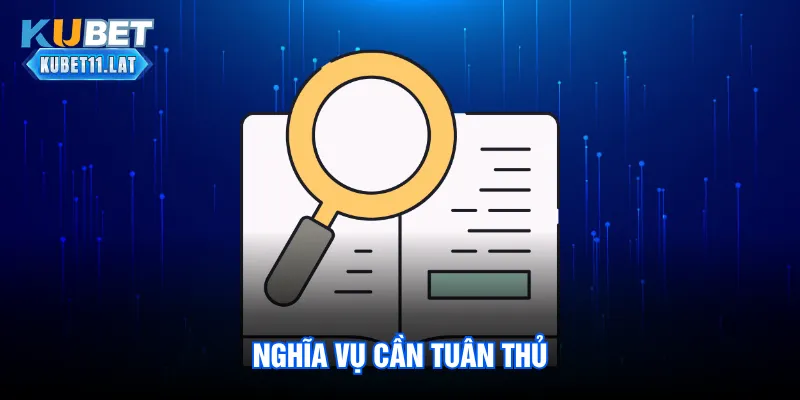 Nghĩa vụ cần tuân thủ Nghĩa vụ cần tuân thủ